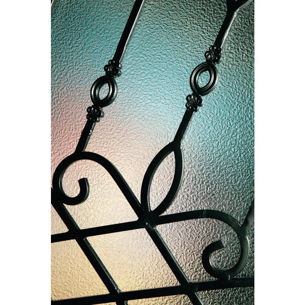 36 in. x 80 in. 3/4 Lite Sanibel Primed Steel Prehung Left-Hand Inswing Front Door w/Brickmould
