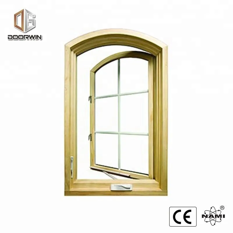American AAMA NFRC Certificate Fold-able Crank Handle push out casement windows reviews Insulated Double Glazed crank window by Doorwin