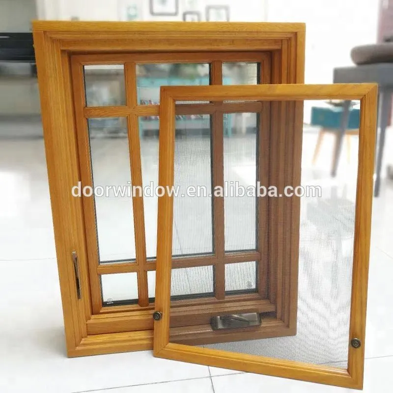 American AAMA NFRC Certificate Fold-able Crank Handle push out casement windows reviews Insulated Double Glazed crank window by Doorwin