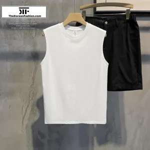 Basic Cotton Sleeveless Vest