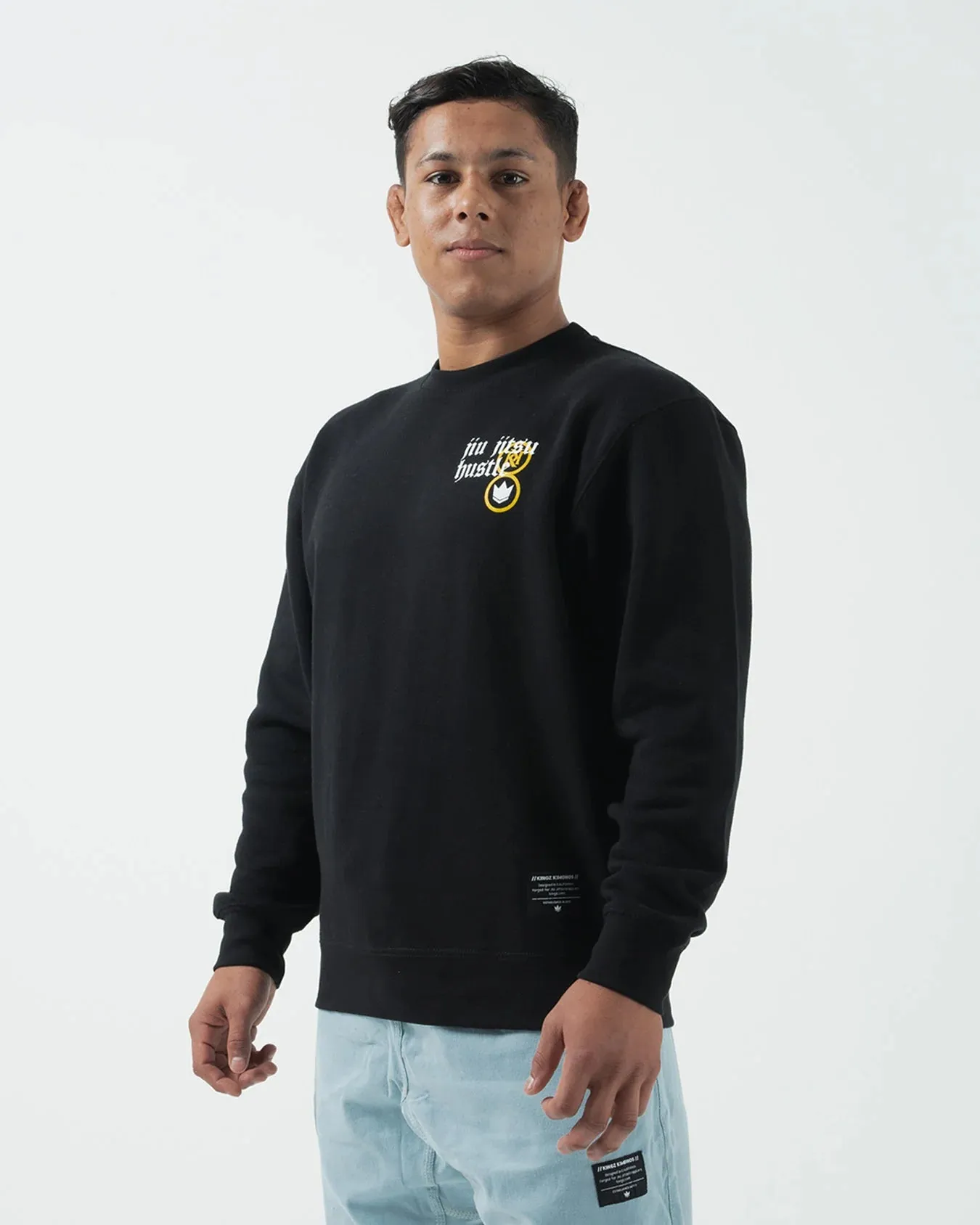 Bluza KINGZ Fearless Crew - Neagra