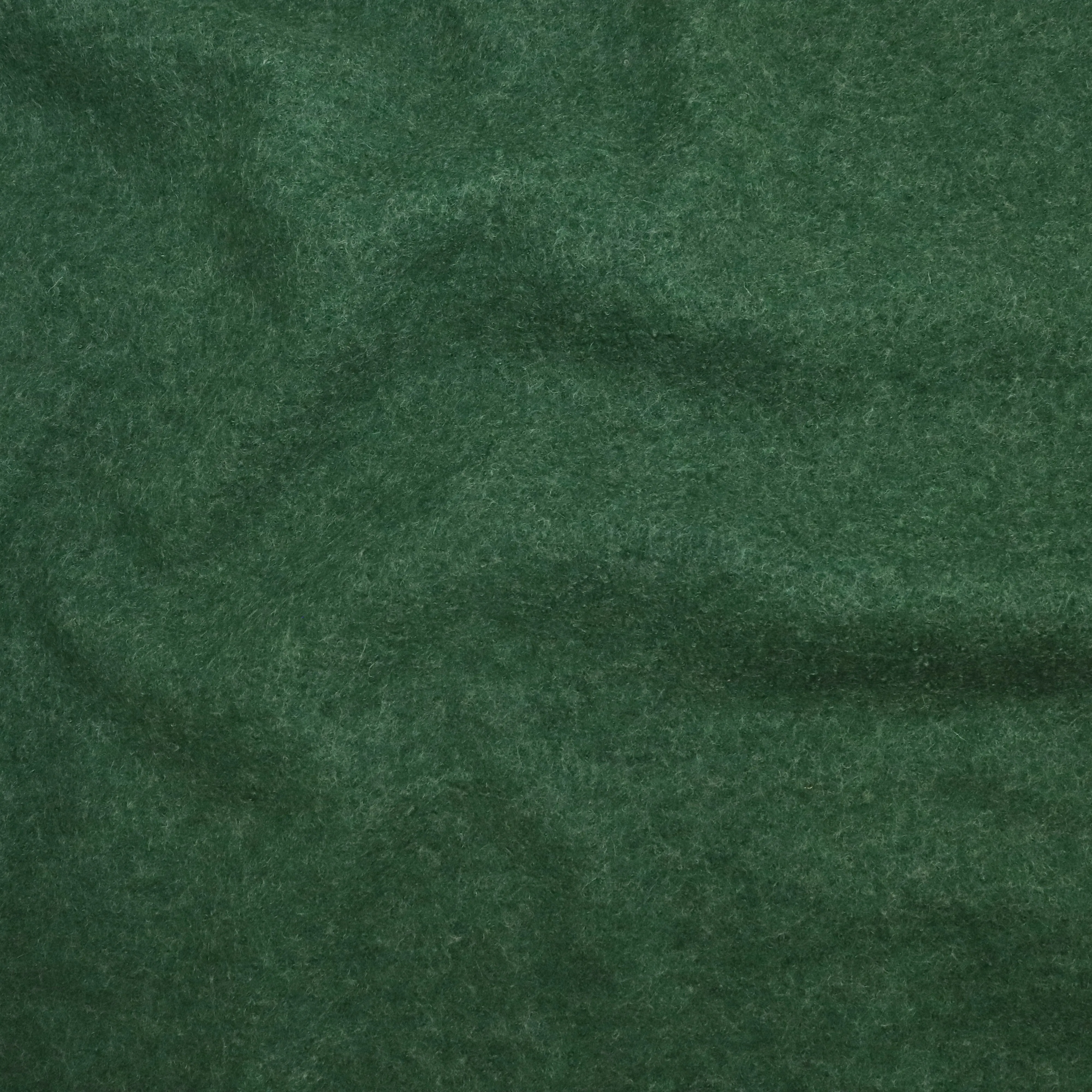 Boiled Wool Coating - Green - END OF BOLT 43cm