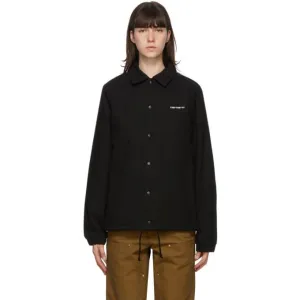 Carhartt Work In Progress Black Canvas Coach Jacket