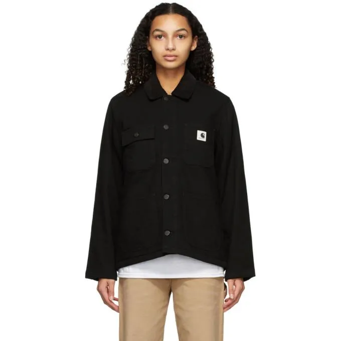 Carhartt Work In Progress Black Michigan Coat