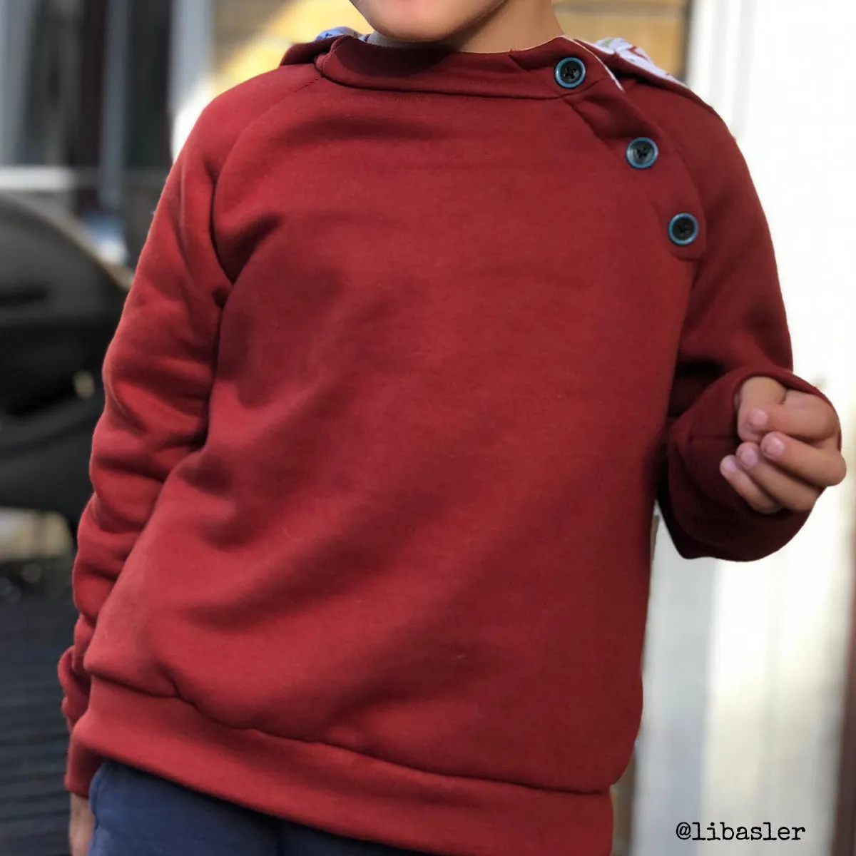 CHARLIE hoodie - Unisex 3/12Y - Paper Sewing Pattern