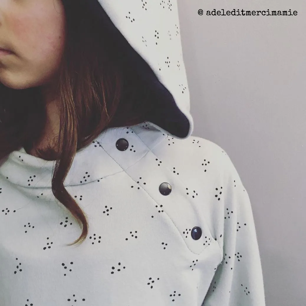 CHARLIE hoodie - Unisex 3/12Y - Paper Sewing Pattern