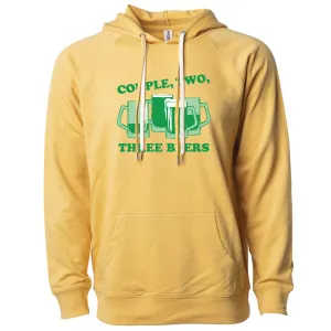 Couple, Two, Three Green Beers Minnesota Lightweight Hoodie