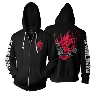 Cyberpunk Samurai Hoodies Jacket Game Cyberpunk 2077 3D Hoody Pants Sportwear