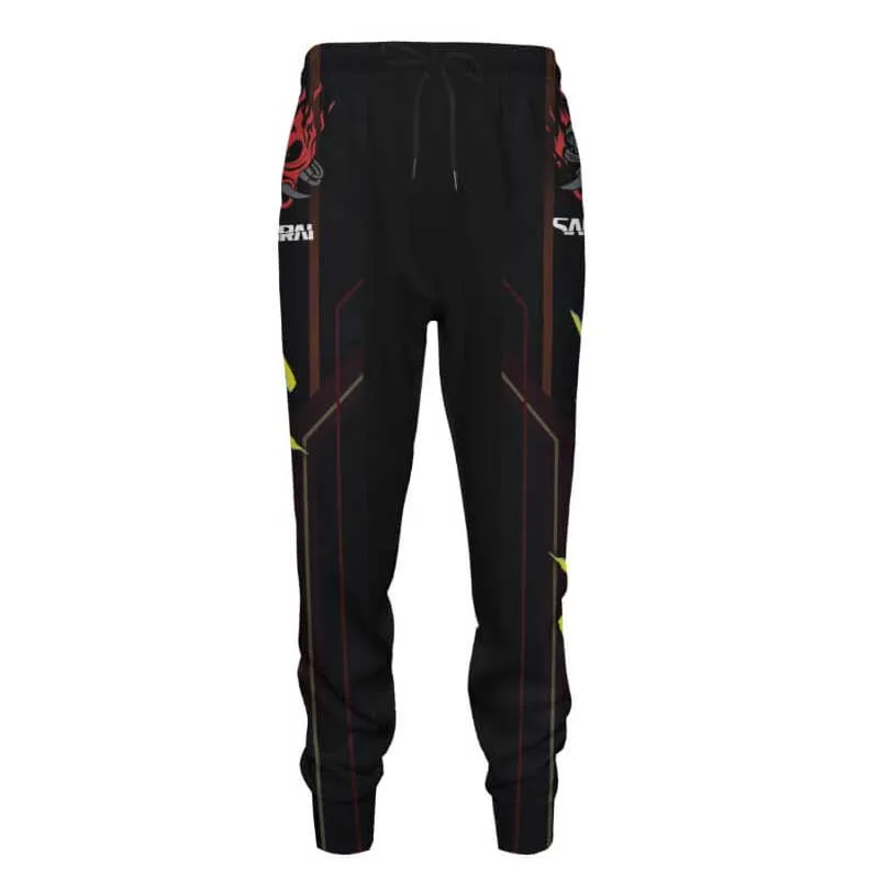 Cyberpunk Samurai Hoodies Jacket Game Cyberpunk 2077 3D Hoody Pants Sportwear