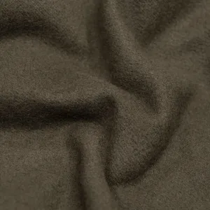 Deadstock Felted Wool Blend Coating - Kelp