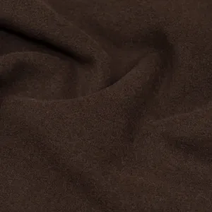Deadstock Felted Wool Blend Coating - Umber