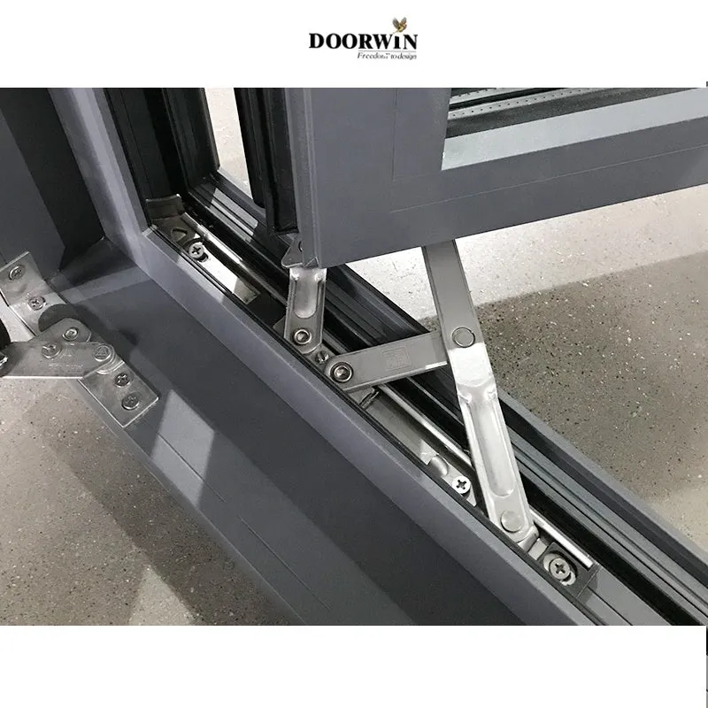 Doorwin 2021Hot Sale Energy Saving Hollow Glass Insulated Windows House Window Design Outswinging Casement Window
