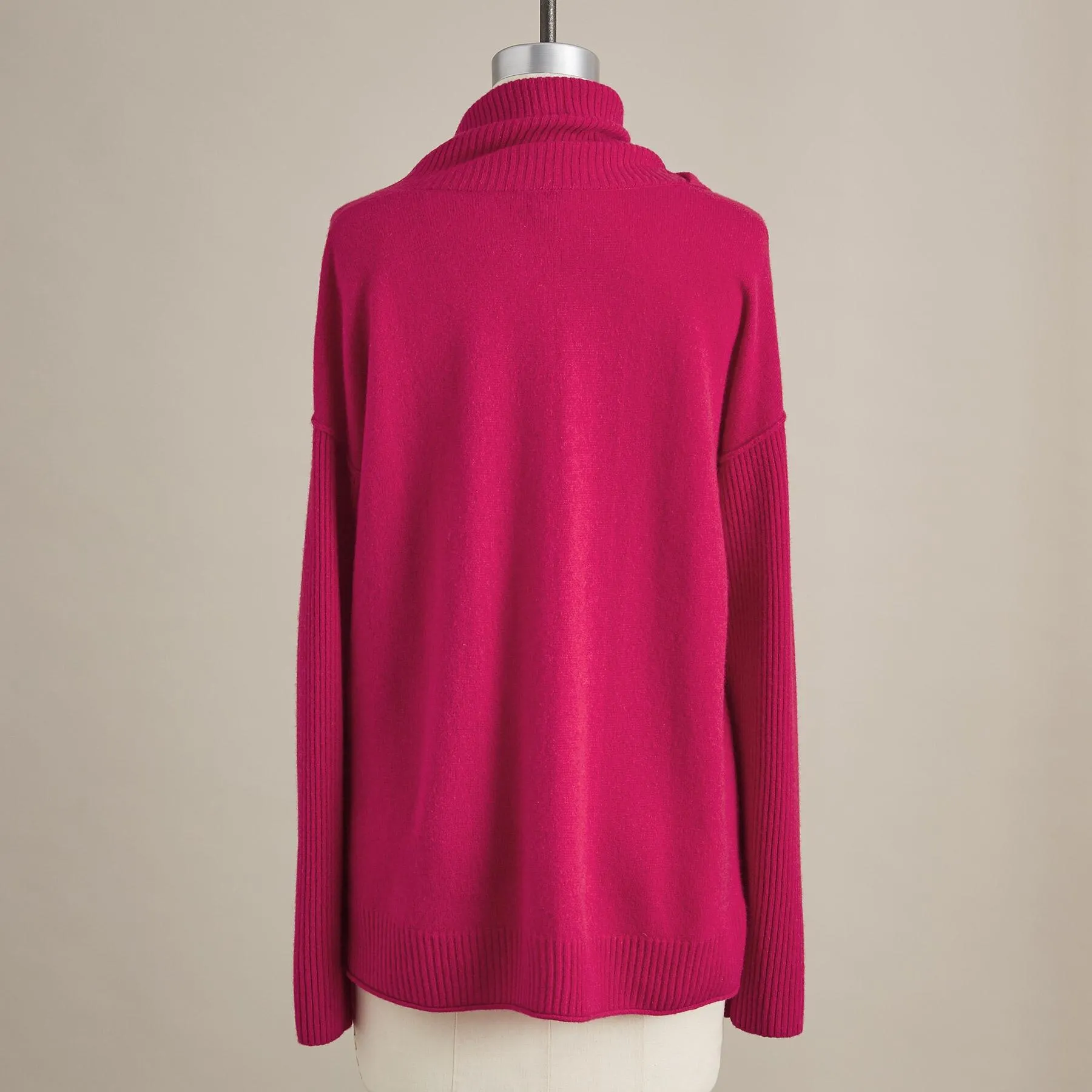 Envelope Neck Cashmere Sweater, Petite