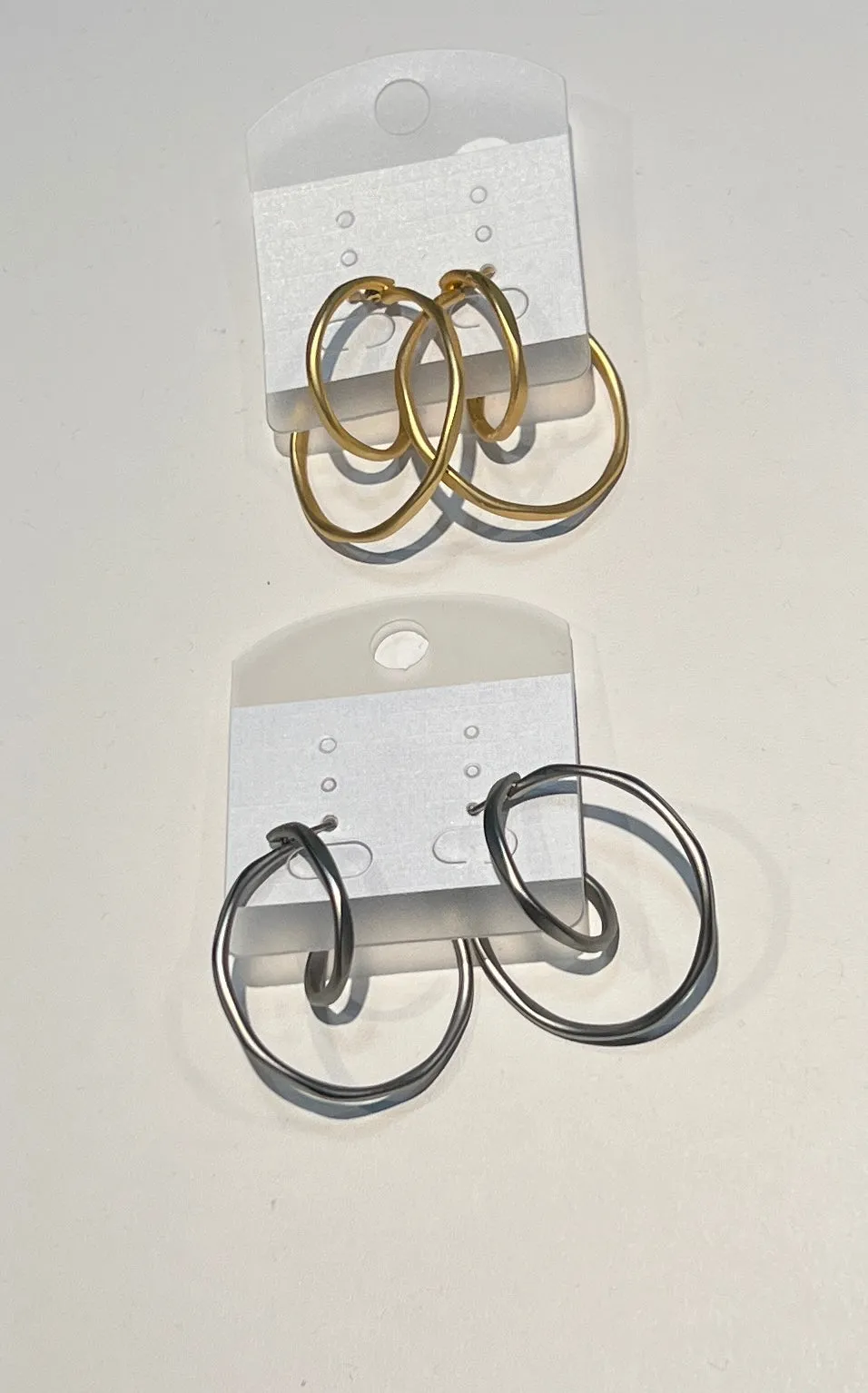 Escape From Paris Twisty Hoop Earrings BNL63E