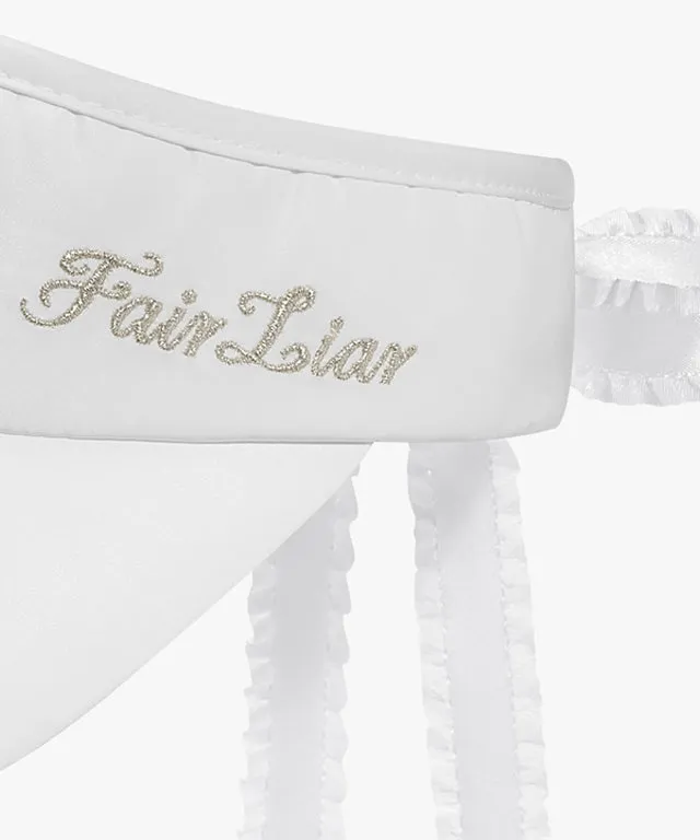 FAIRLIAR Crystal Logo Ribbon Visor - 2 Colors