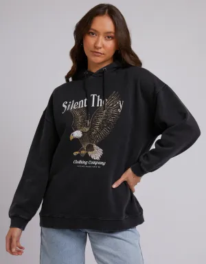Fearless Fly Hoodie Washed Black