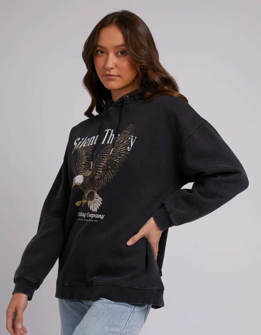 Fearless Fly Hoodie Washed Black