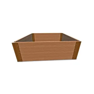 Frame It All | Tool-Free Classic Sienna Raised Garden Bed 4' X 4' X 16.5”