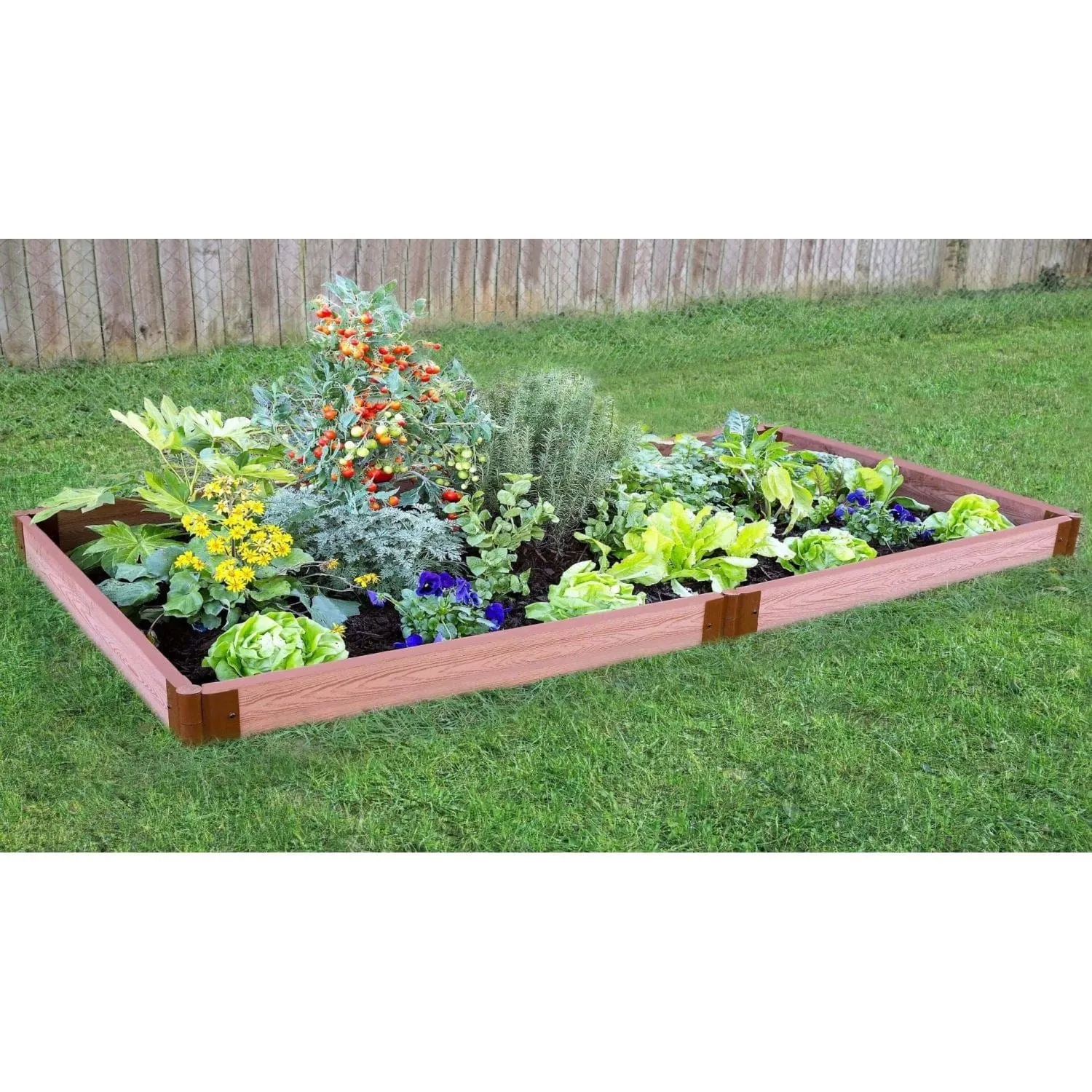 Frame It All | Tool-Free Classic Sienna Raised Garden Bed 4' X 8' X 5.5”