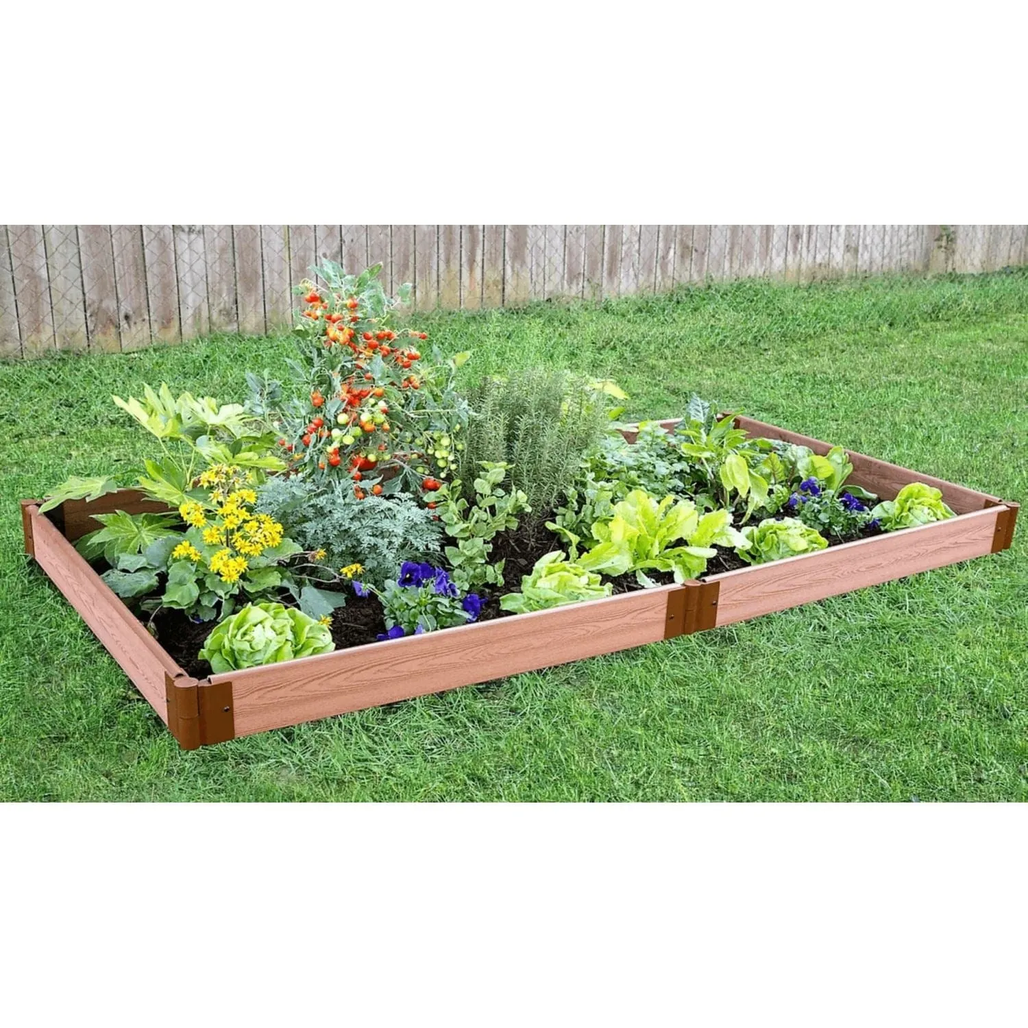 Frame It All | Tool-Free Classic Sienna Raised Garden Bed 4' X 8' X 5.5”
