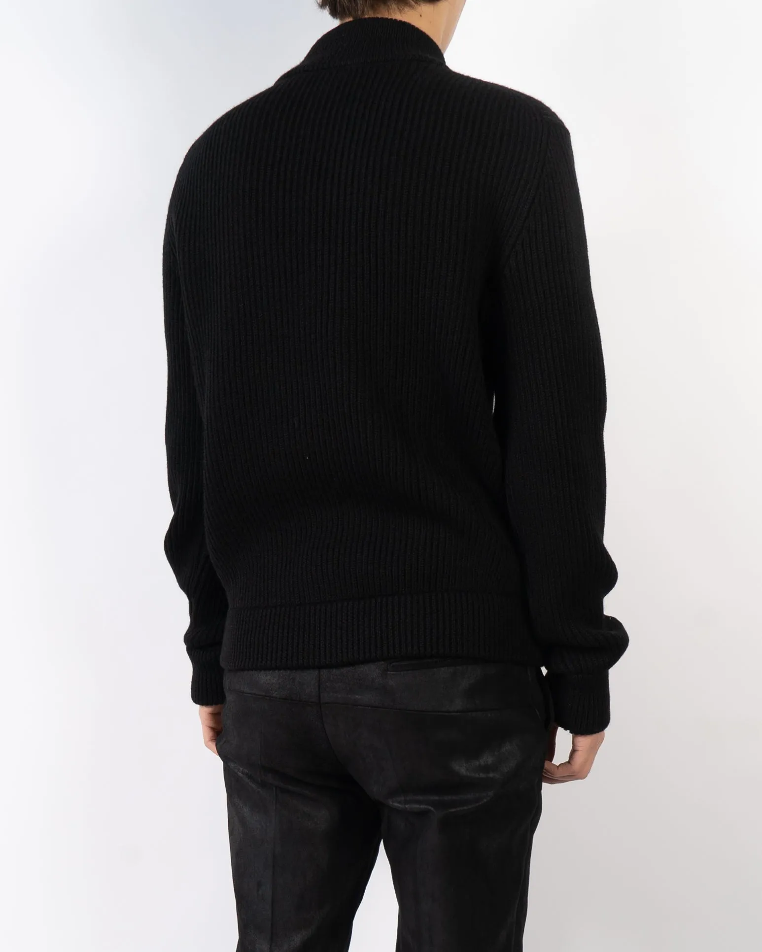 FW20 Chunky Black High Neck Knit