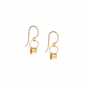 Gilded Barrel Earrings