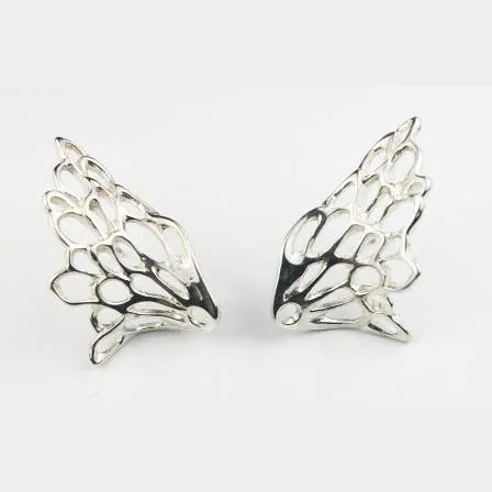 Gossamer Wave Stud Earrings