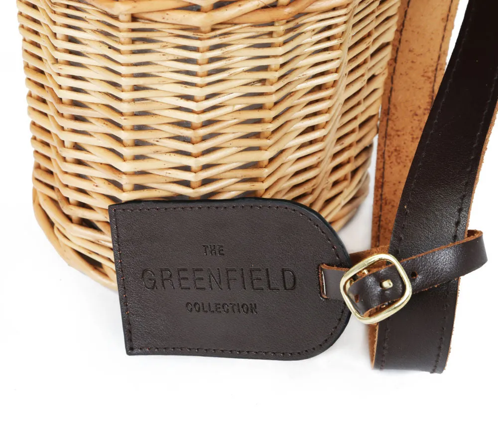 Greenfield Collection Deluxe Willow Wine Cooler Hamper