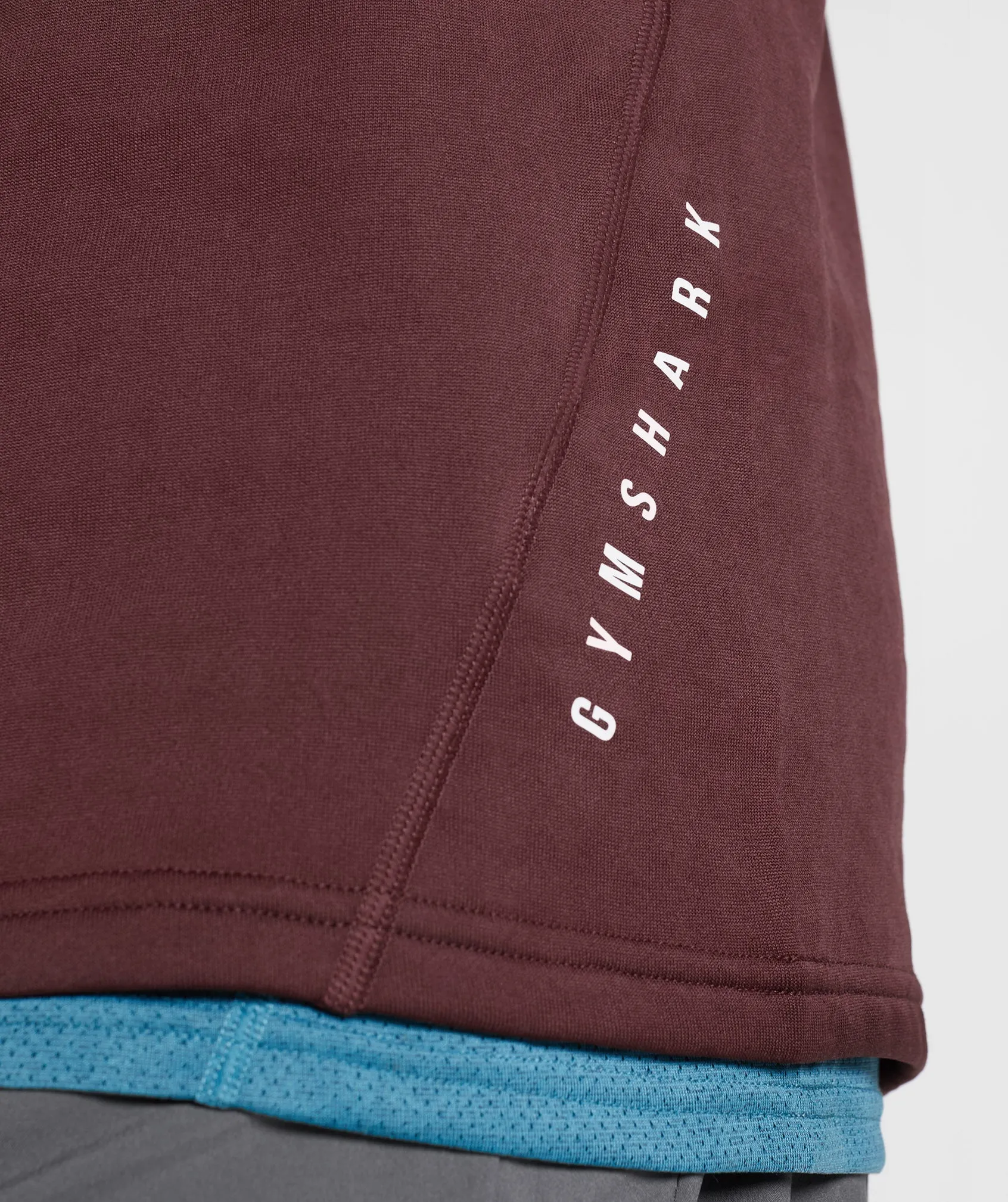 Gymshark Sport 1/4 Zip - Baked Maroon