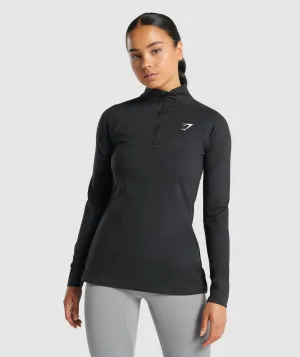 Gymshark Training 1/4 Zip - Black