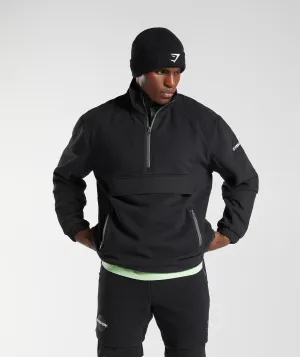 Gymshark Vibes Fleece 1/4 Zip - Black