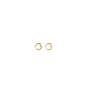 Hexagon Stud Earrings
