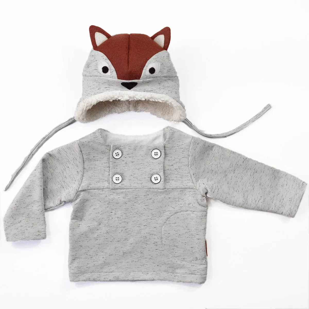 HUGO sweatshirt   hat set - Baby 6M/4Y - Paper Sewing Pattern