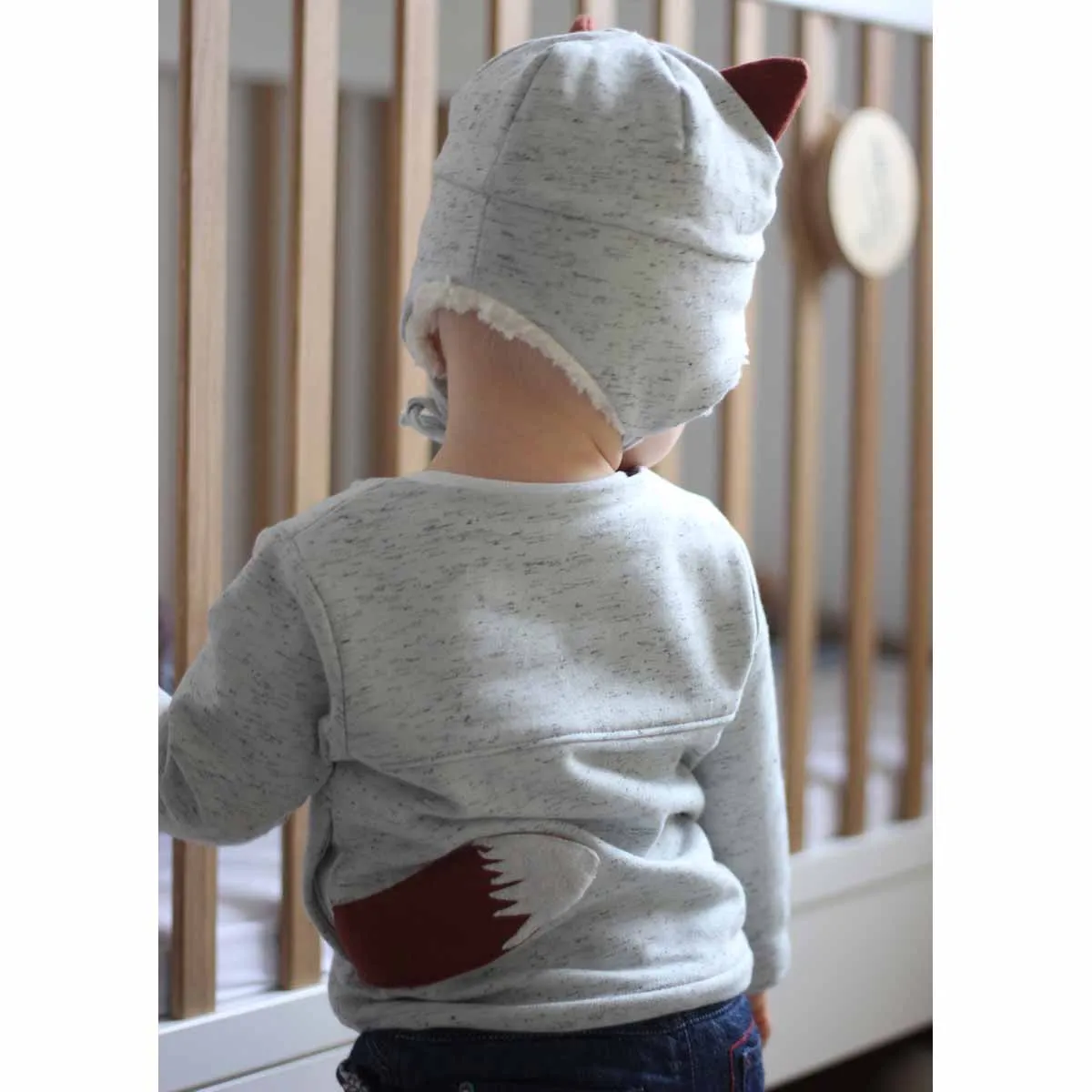 HUGO sweatshirt   hat set - Baby 6M/4Y - Paper Sewing Pattern