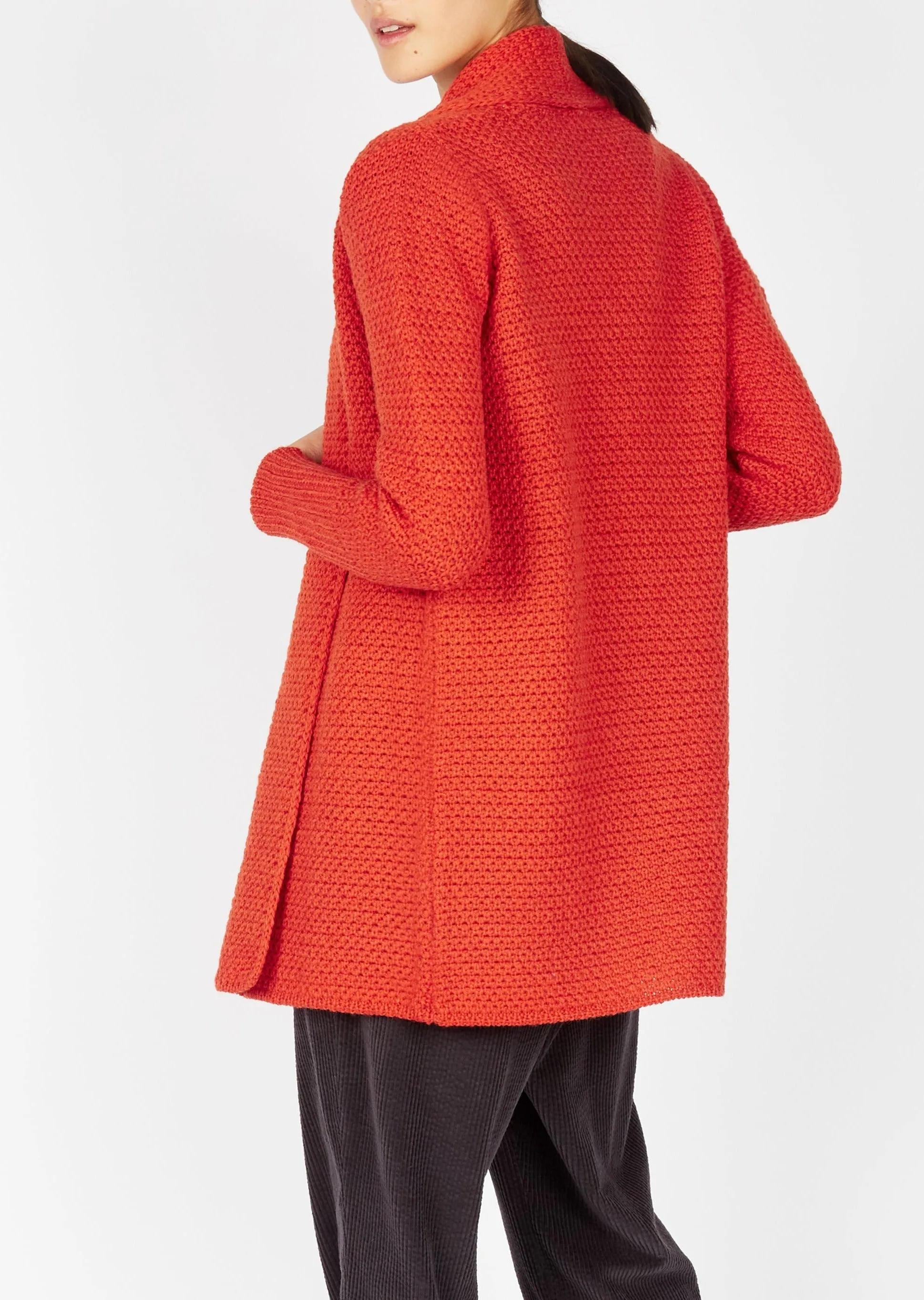 IrelandsEye Women's Kilcoole Coatigan | Orange Marl