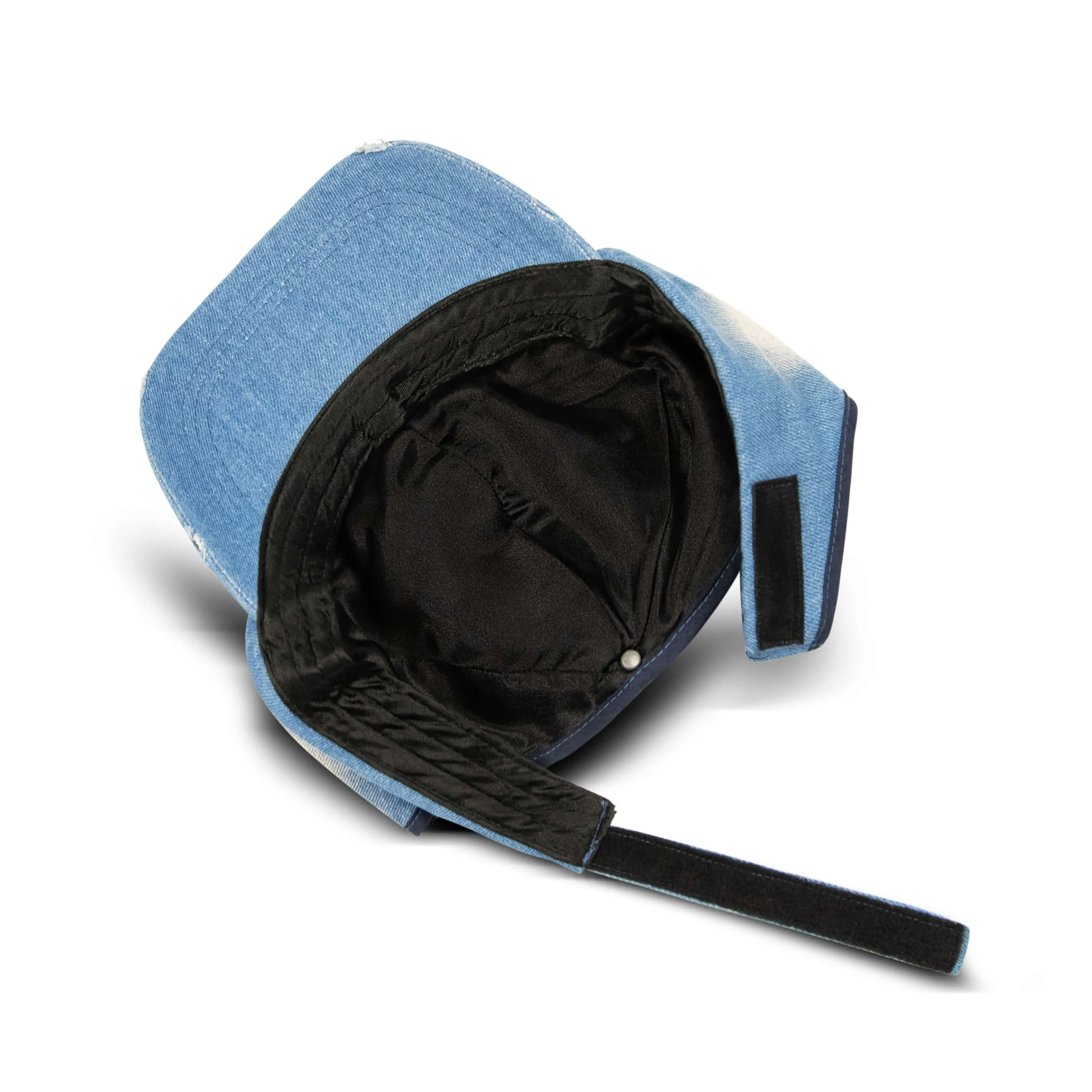 Kids Satin Lined Culture Cap - Denim