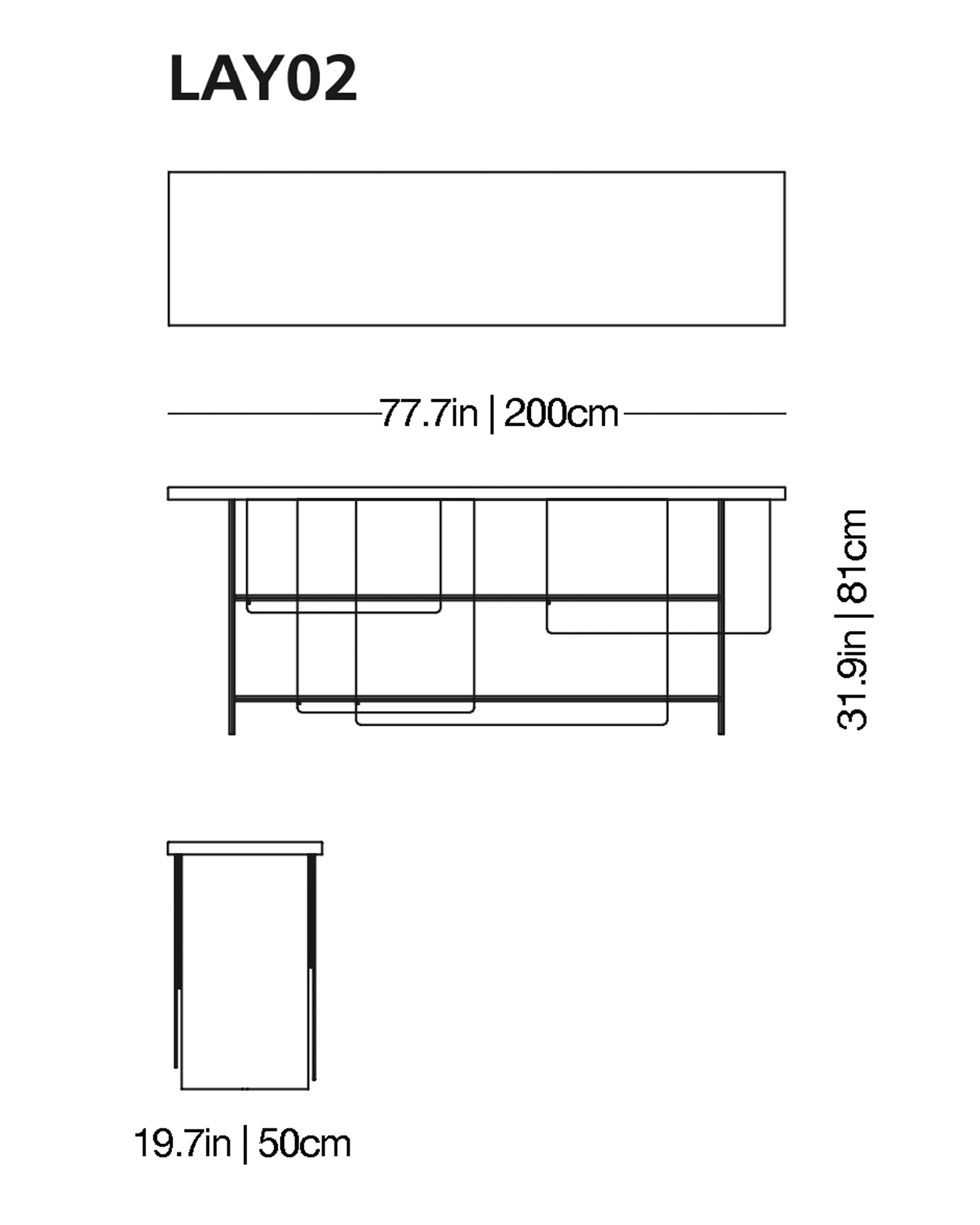 Layers - Glass Bookcase