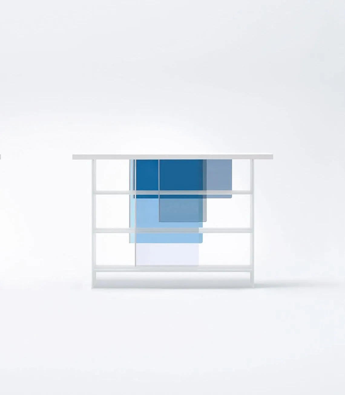 Layers - Glass Bookcase