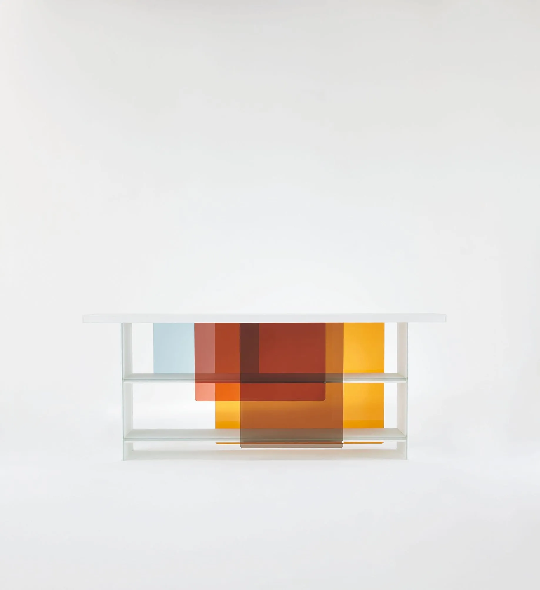 Layers - Glass Bookcase