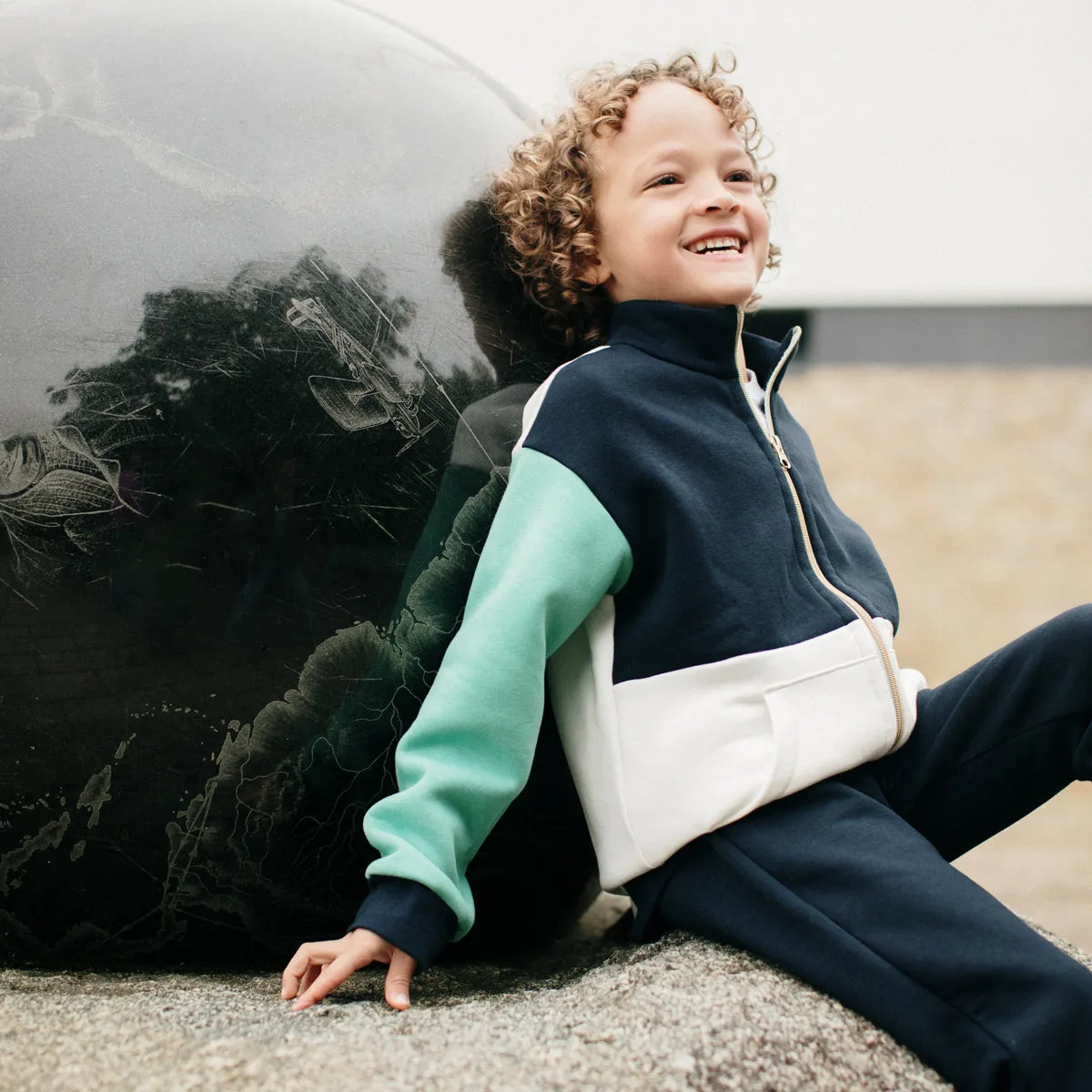 LIVERPOOL zip-up sweatshirt - 3/12y - Paper Sewing Pattern