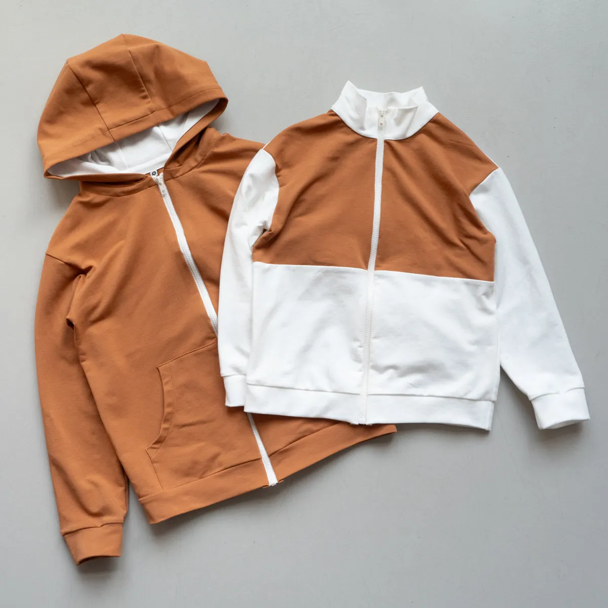 LIVERPOOL zip-up sweatshirt - 3/12y - Paper Sewing Pattern
