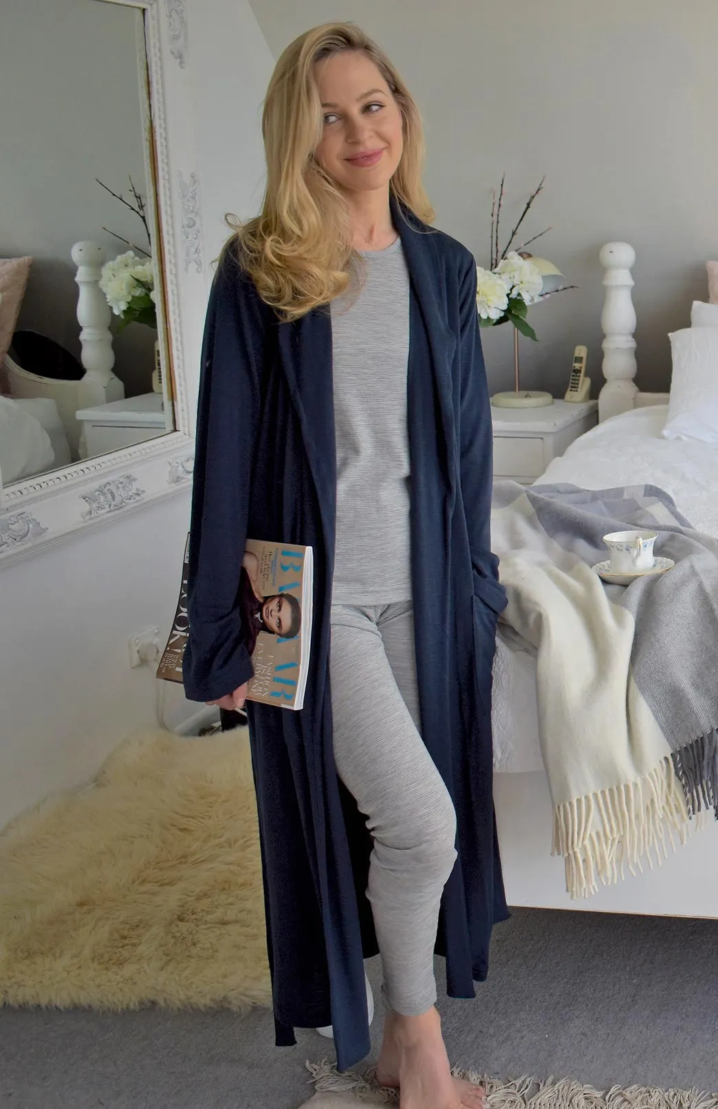 Merino Wool Pyjama Set (Rib)