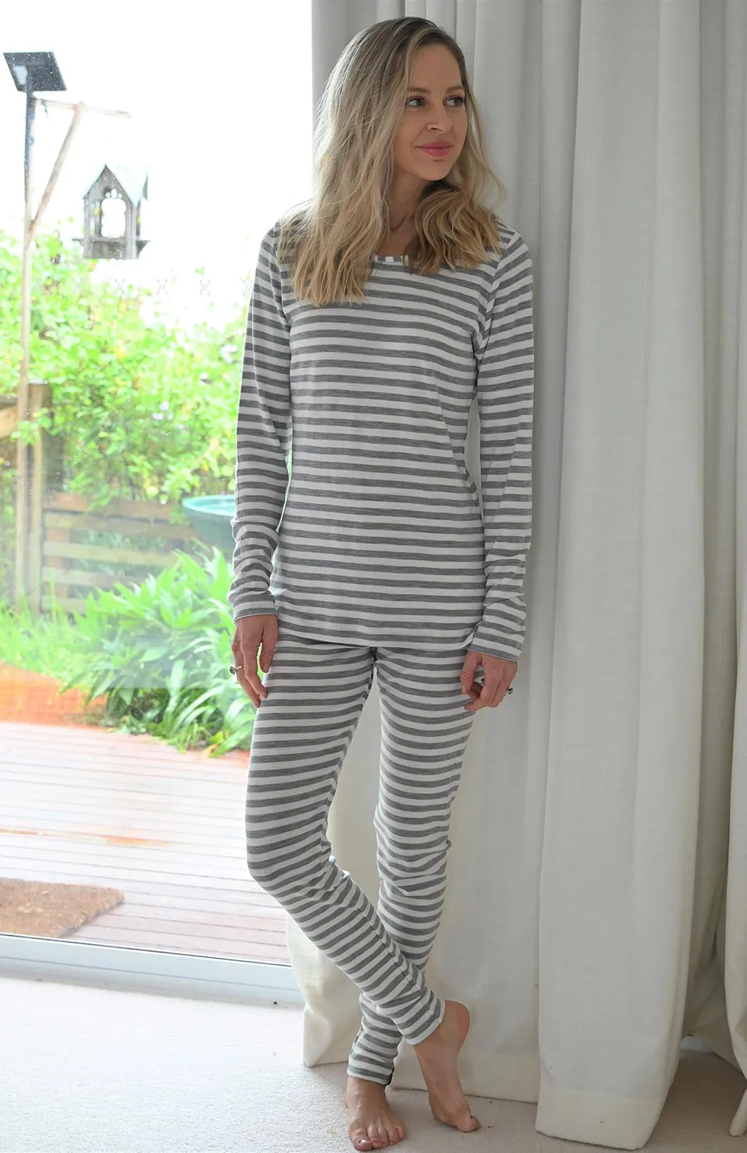 Merino Wool Pyjama Set (Rib)