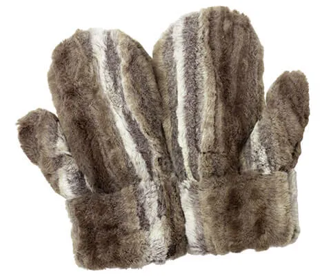 Mittens - Plush Faux Fur in Willows Grove