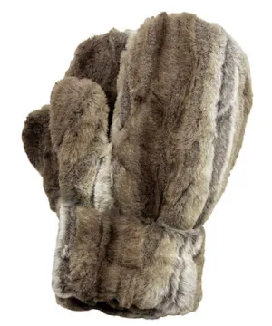 Mittens - Plush Faux Fur in Willows Grove