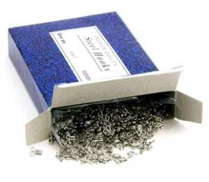 NEWEY NEWEY HOOKS - STEEL NO.0 - SILVER 1728PCS