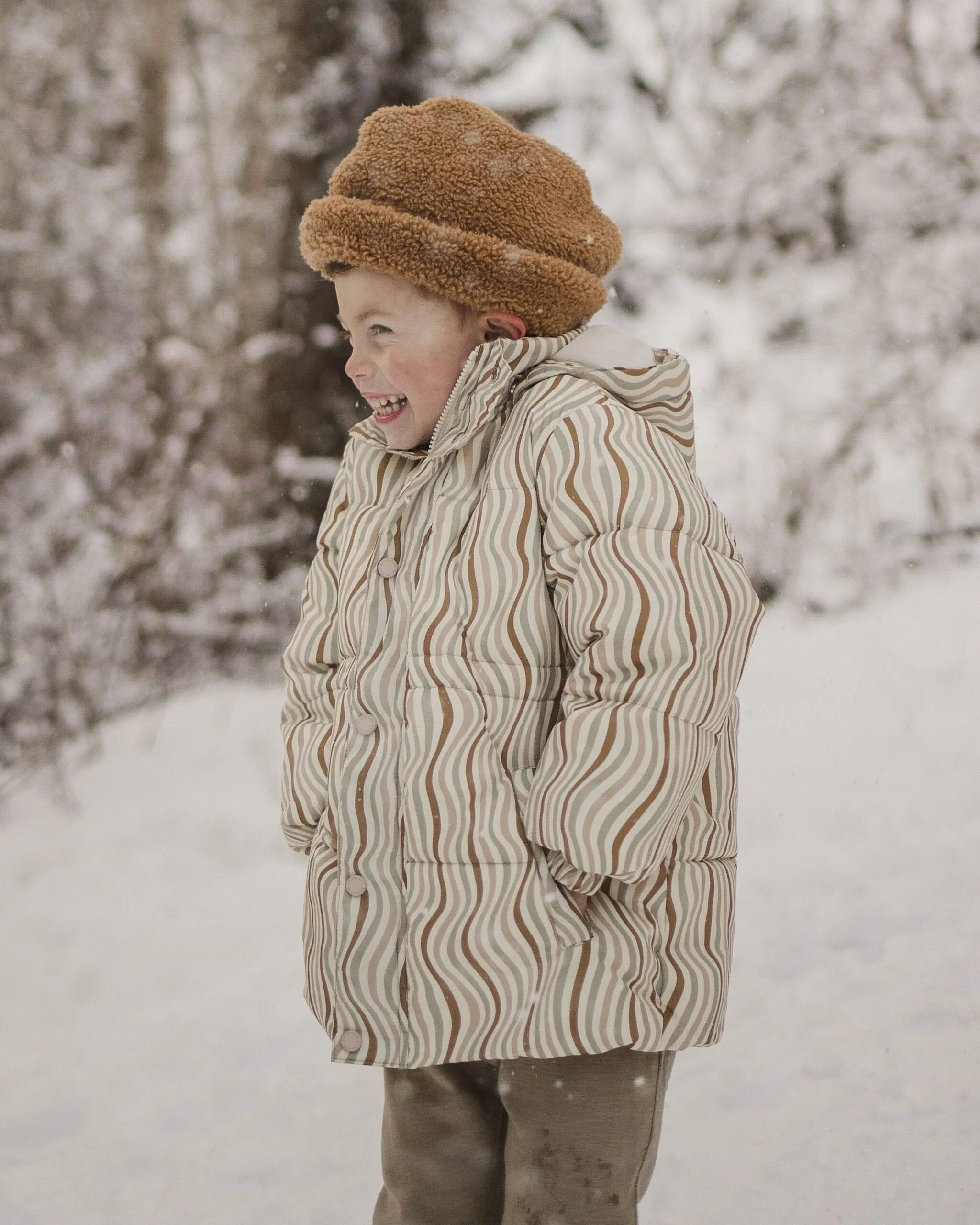 Shearling Beanie | Brass