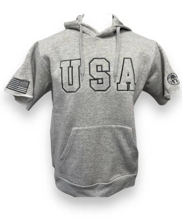 Spartan USA Short Sleeve Hoodies - Various Colors