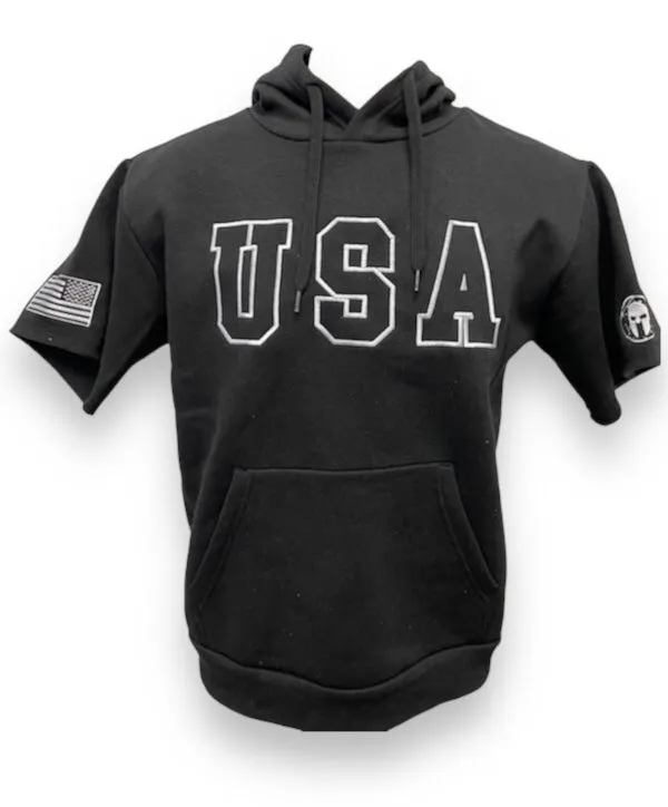 Spartan USA Short Sleeve Hoodies - Various Colors