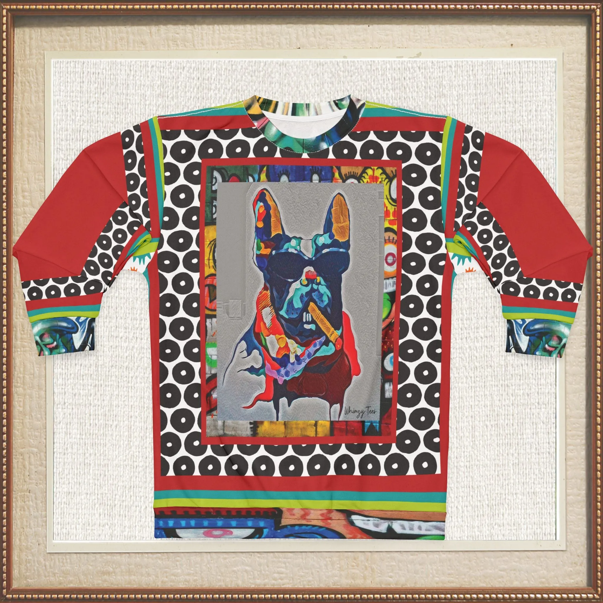 The Hipster Dog Graffiti Art Unisex Sweatshirt